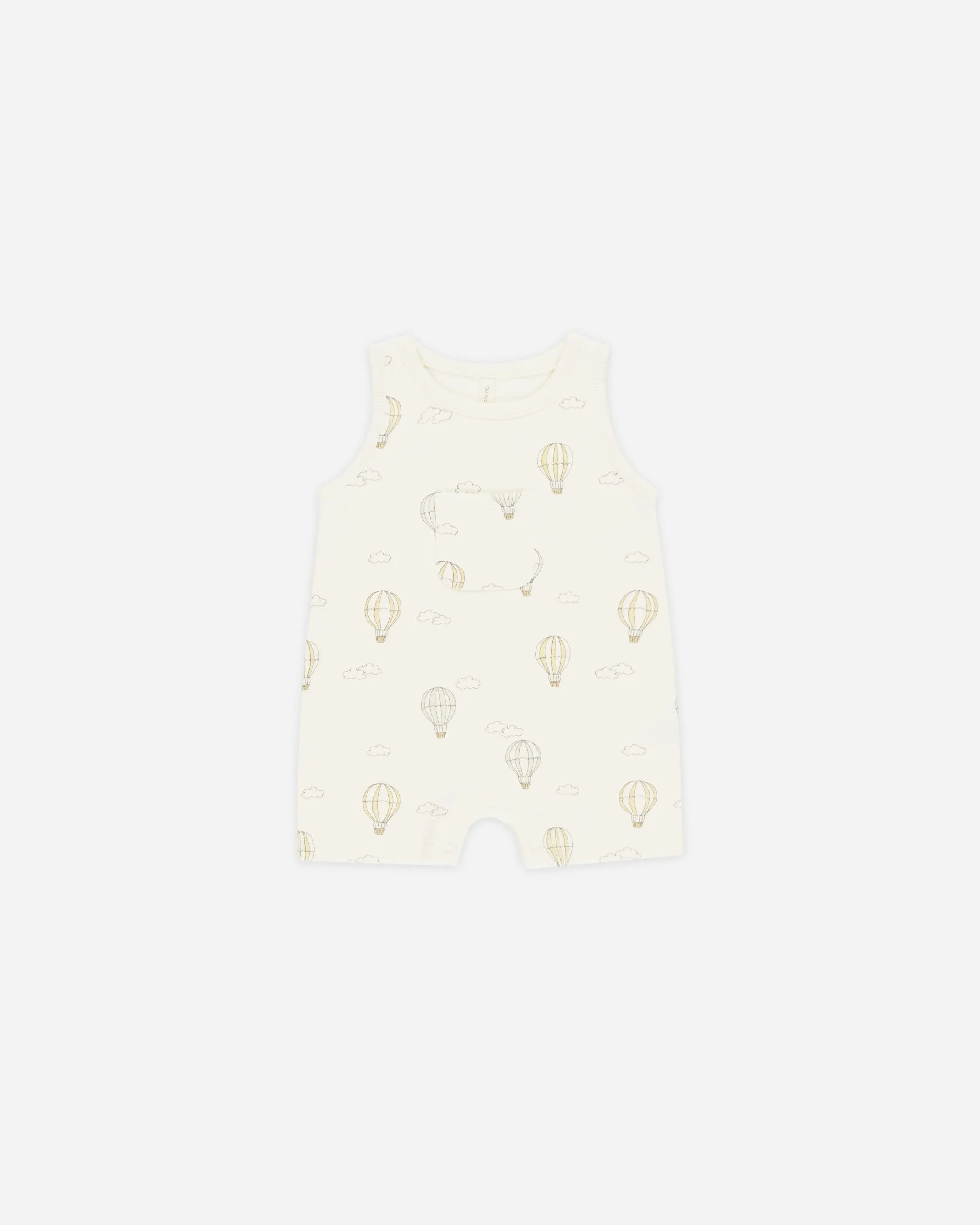 -Sleeveless One-Piece || Hot Air Balloons-