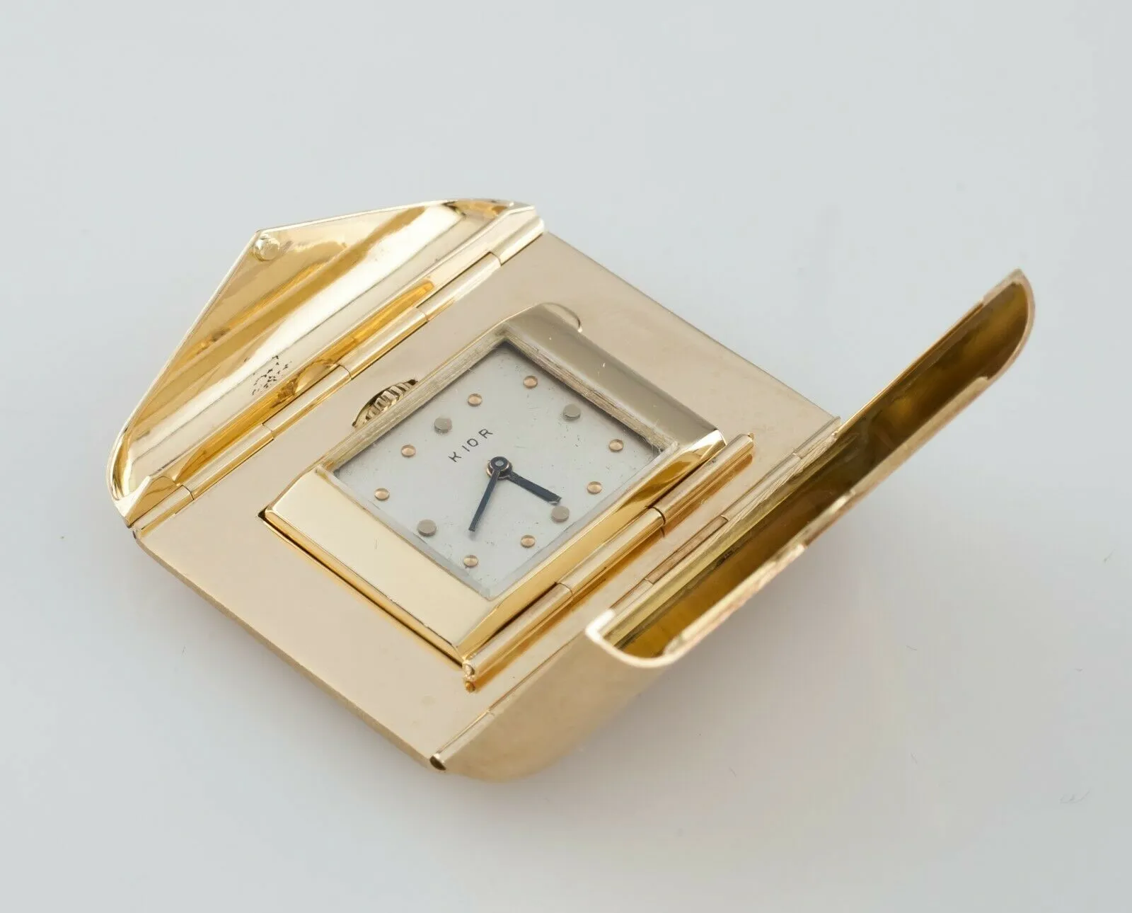 14k Yellow Gold Envelope Pocket Watch by Kior! Great Vintage Piece!