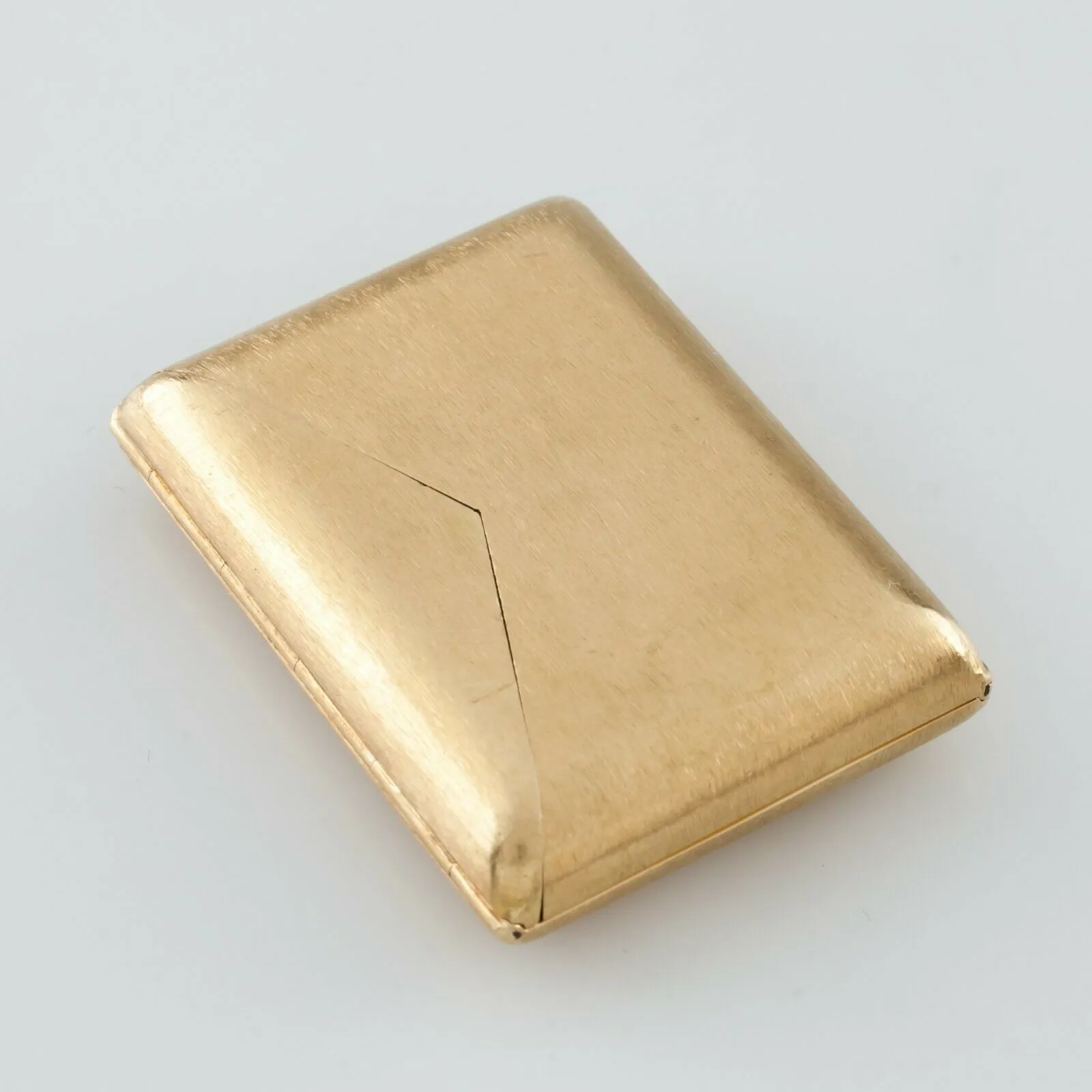 14k Yellow Gold Envelope Pocket Watch by Kior! Great Vintage Piece!