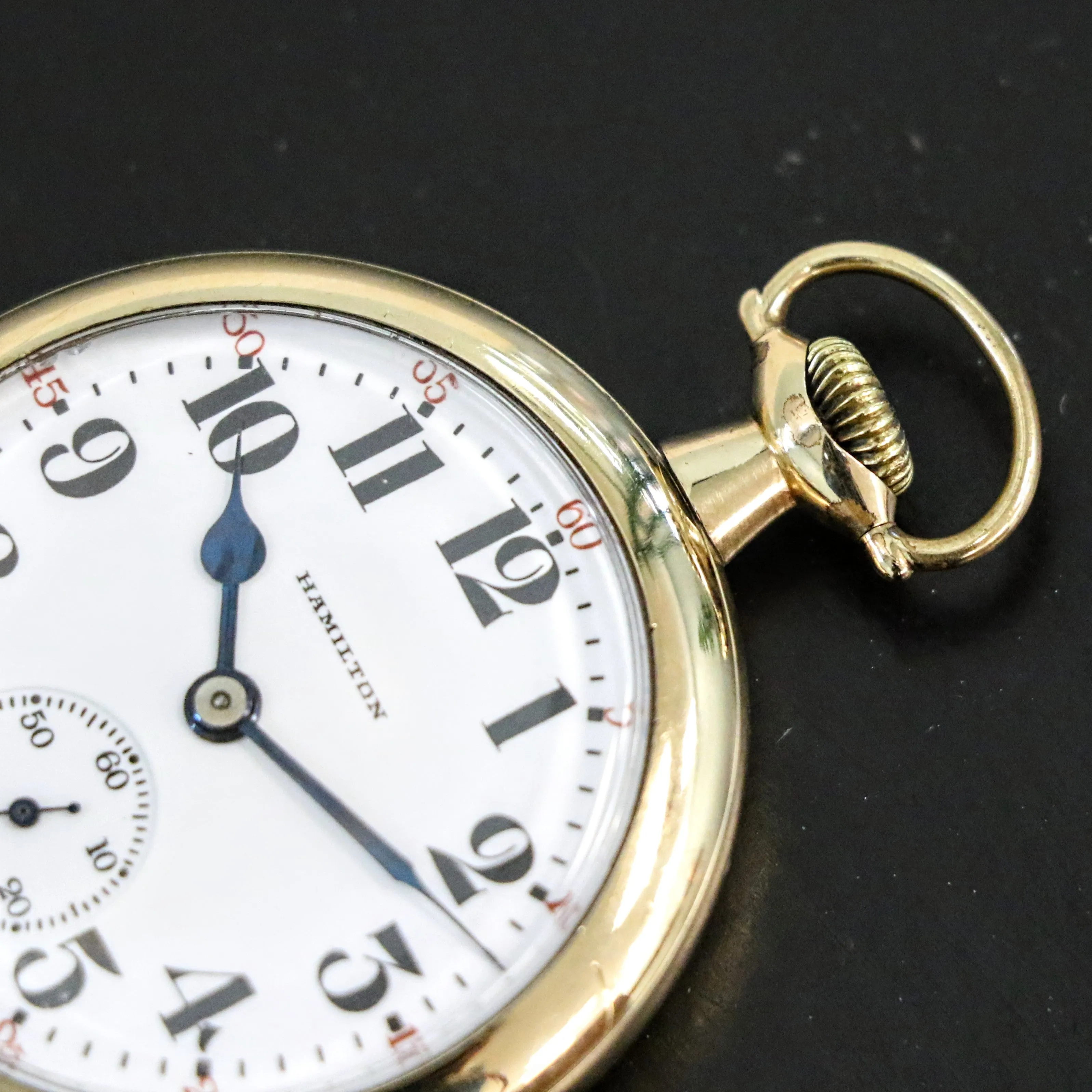 1926 HAMILTON Railroad Pocket Watch 21 Jewels Grade 992 5 ADJ. Vintage USA Made