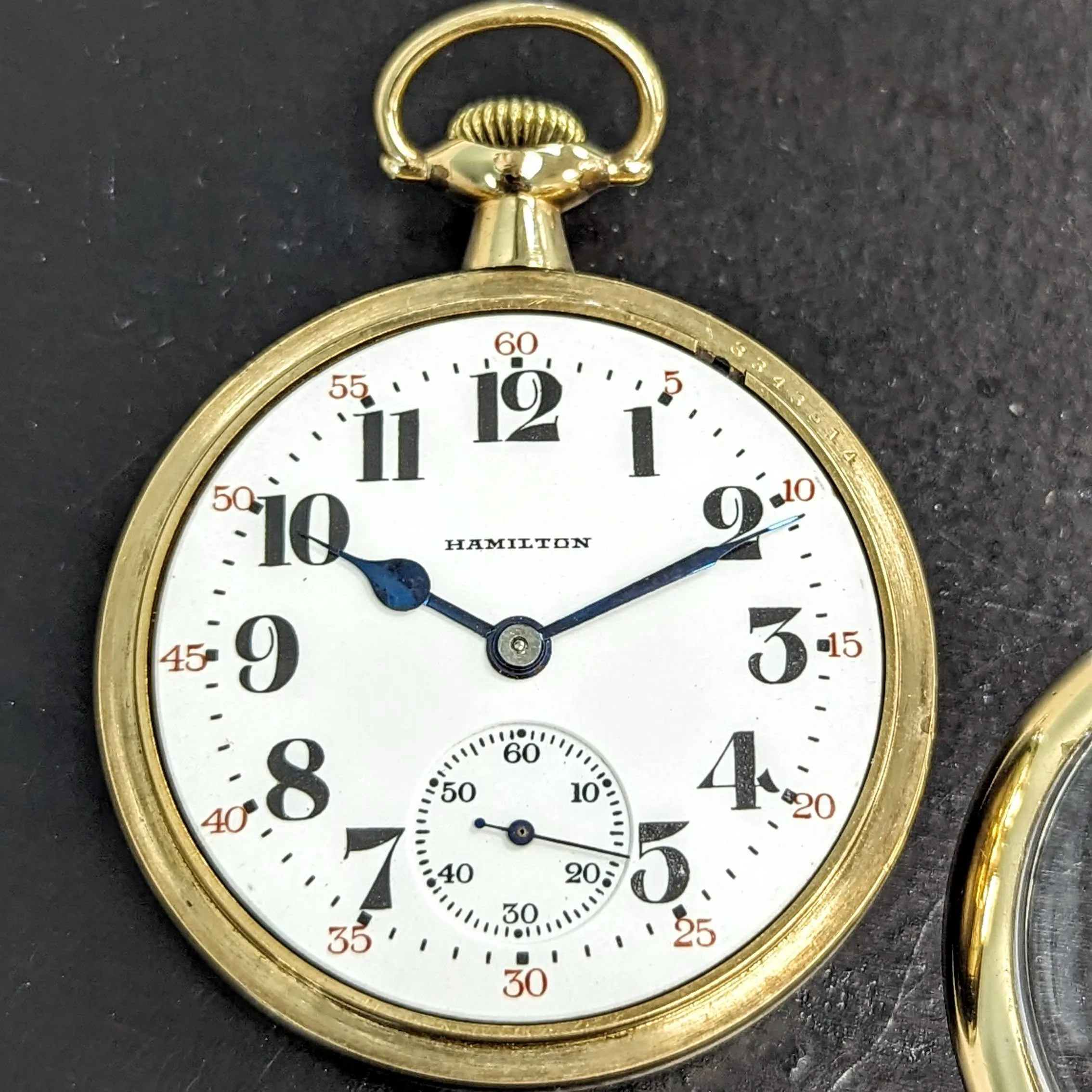 1926 HAMILTON Railroad Pocket Watch 21 Jewels Grade 992 5 ADJ. Vintage USA Made