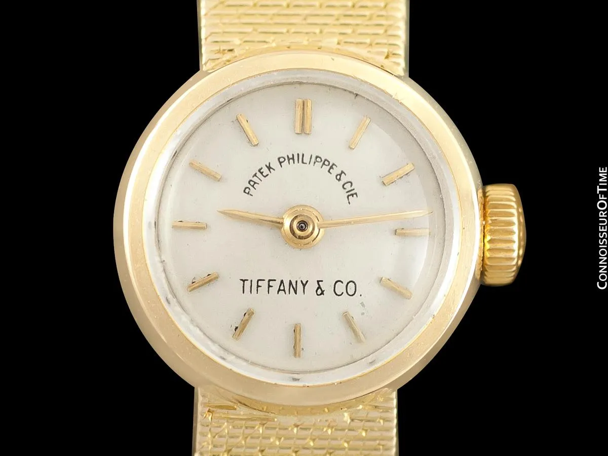 1960 Patek Philippe Tiffany & Co. Vintage Ladies Watch - 18K Gold