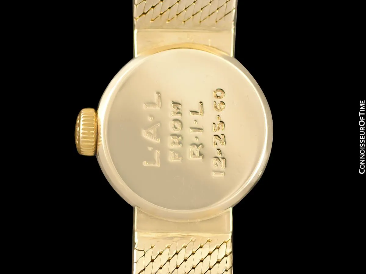 1960 Patek Philippe Tiffany & Co. Vintage Ladies Watch - 18K Gold