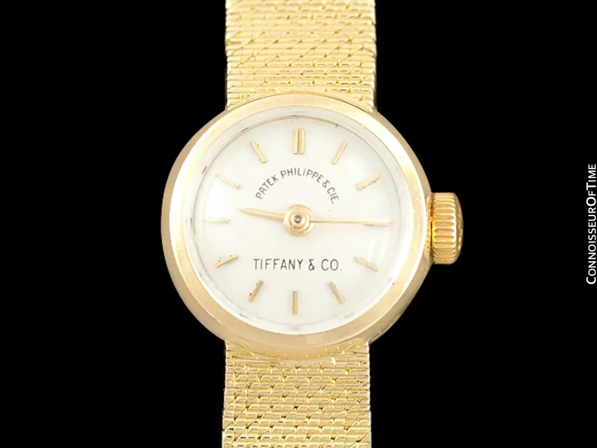 1960 Patek Philippe Tiffany & Co. Vintage Ladies Watch - 18K Gold