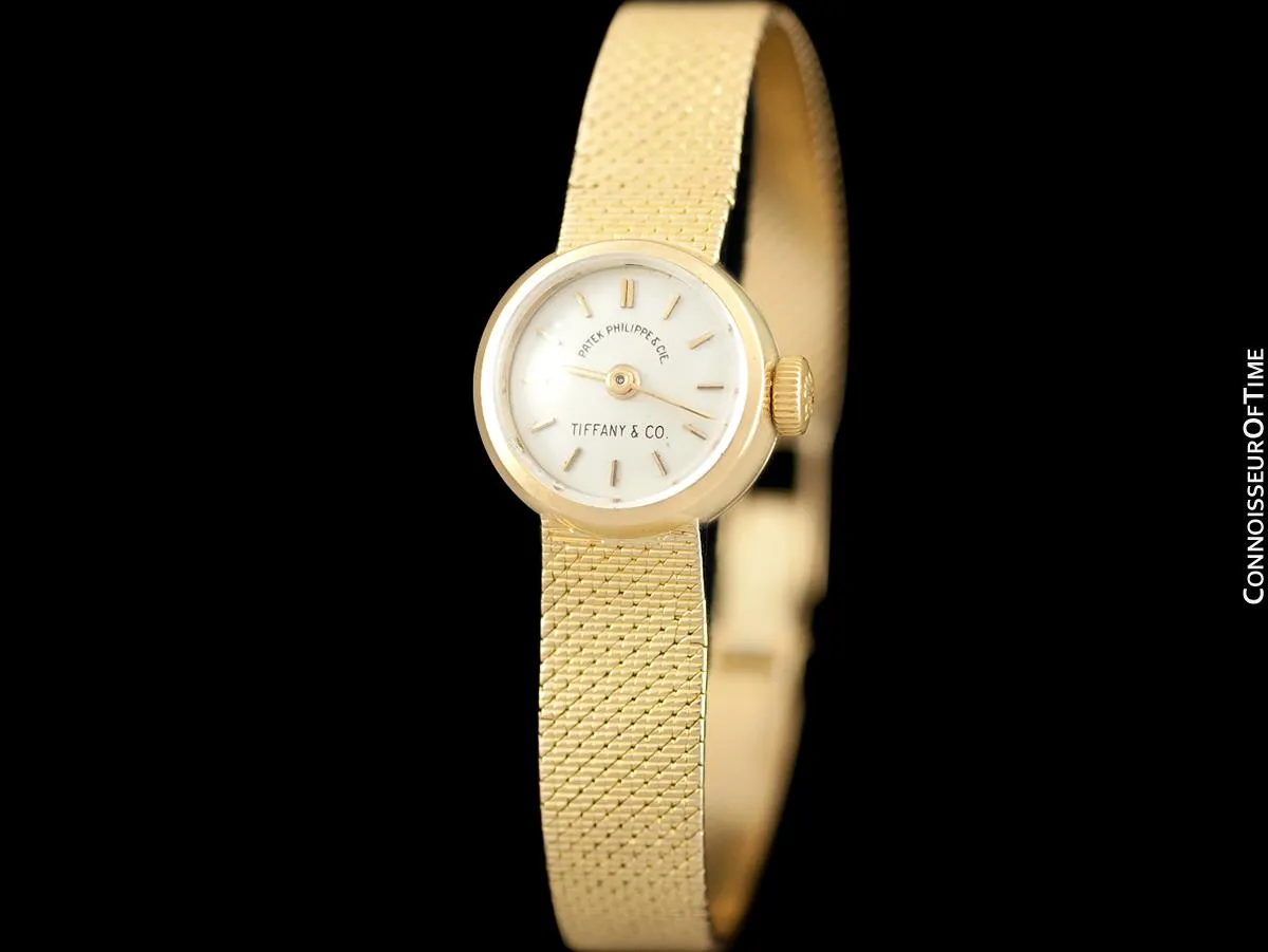 1960 Patek Philippe Tiffany & Co. Vintage Ladies Watch - 18K Gold