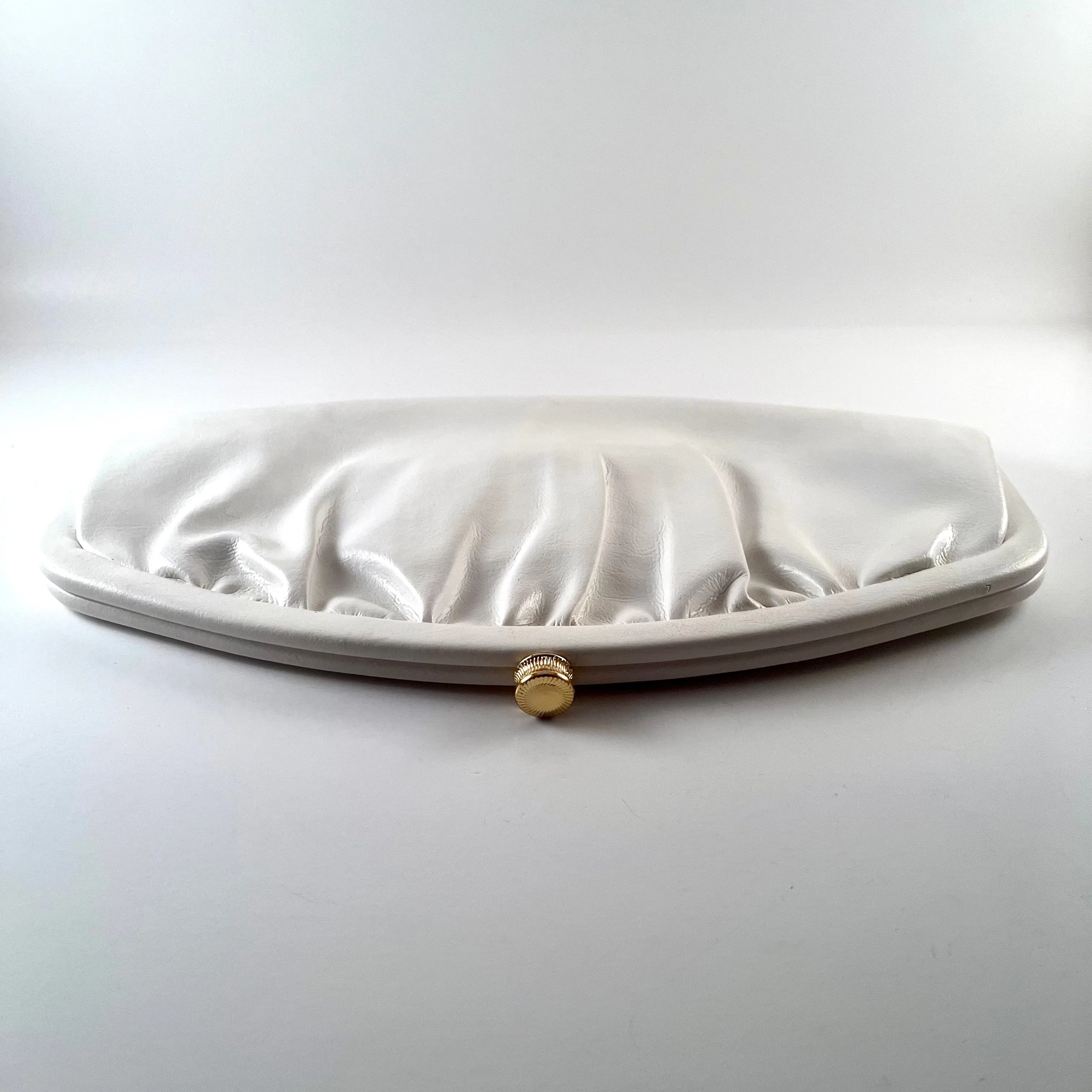 1960s Bobbi Jerome White Clutch