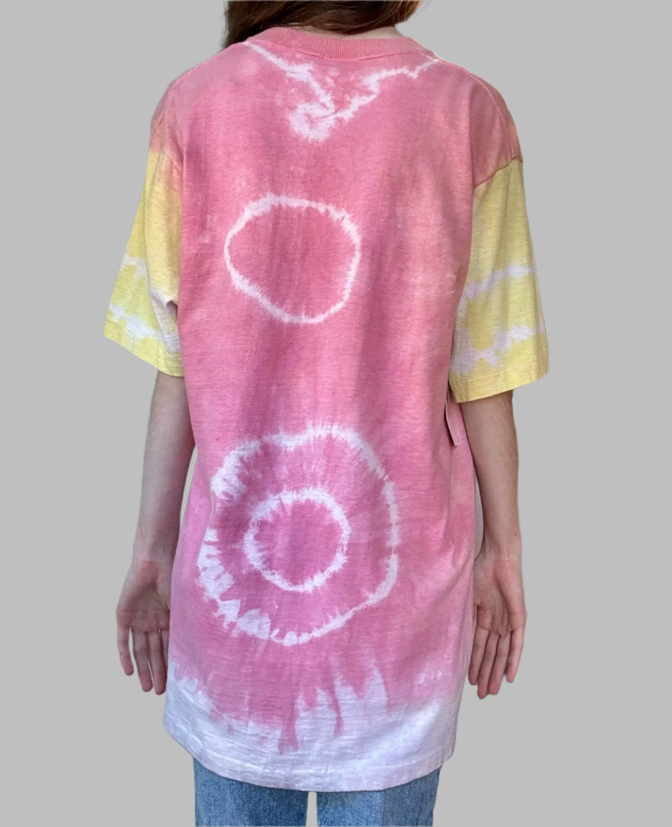1960s B.V.D tie dye pocket tee
