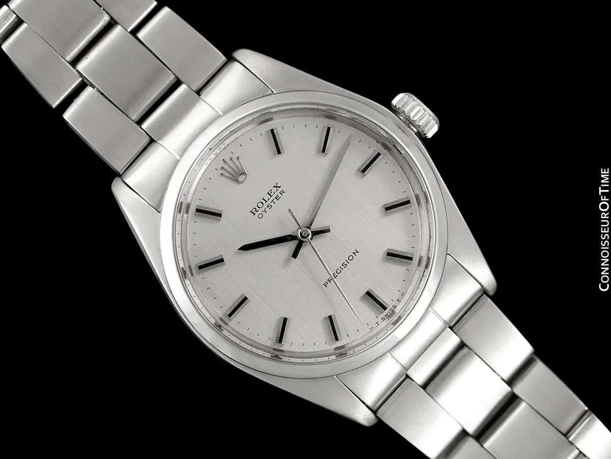 1971 Rolex Oyster Classic Vintage Mens Handwound Watch, Stainless Steel