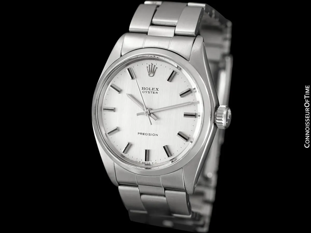 1971 Rolex Oyster Classic Vintage Mens Handwound Watch, Stainless Steel