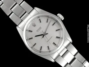 1971 Rolex Oyster Classic Vintage Mens Handwound Watch, Stainless Steel