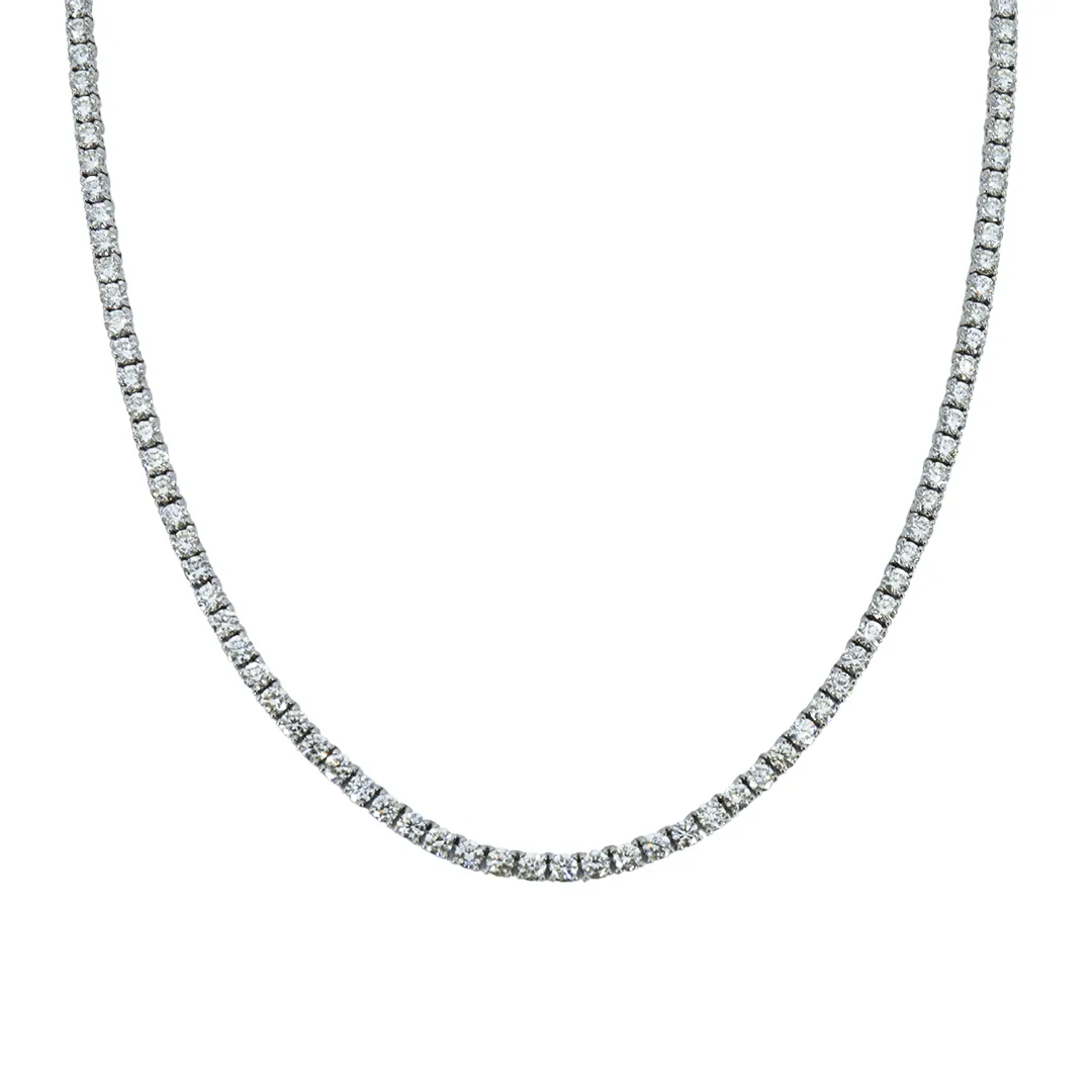2.1mm White Tennis Chain