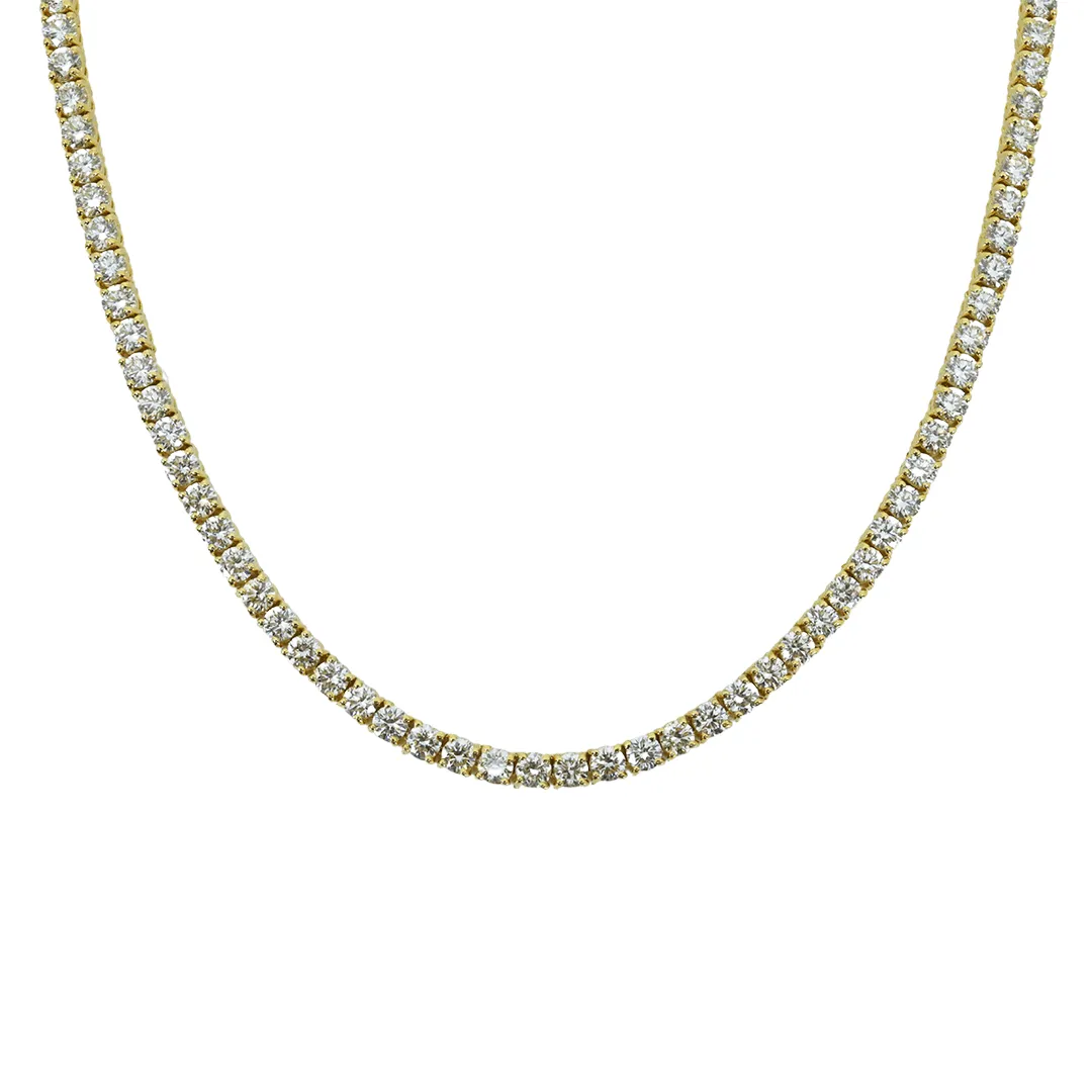 3.3mm Yellow Tennis Chain