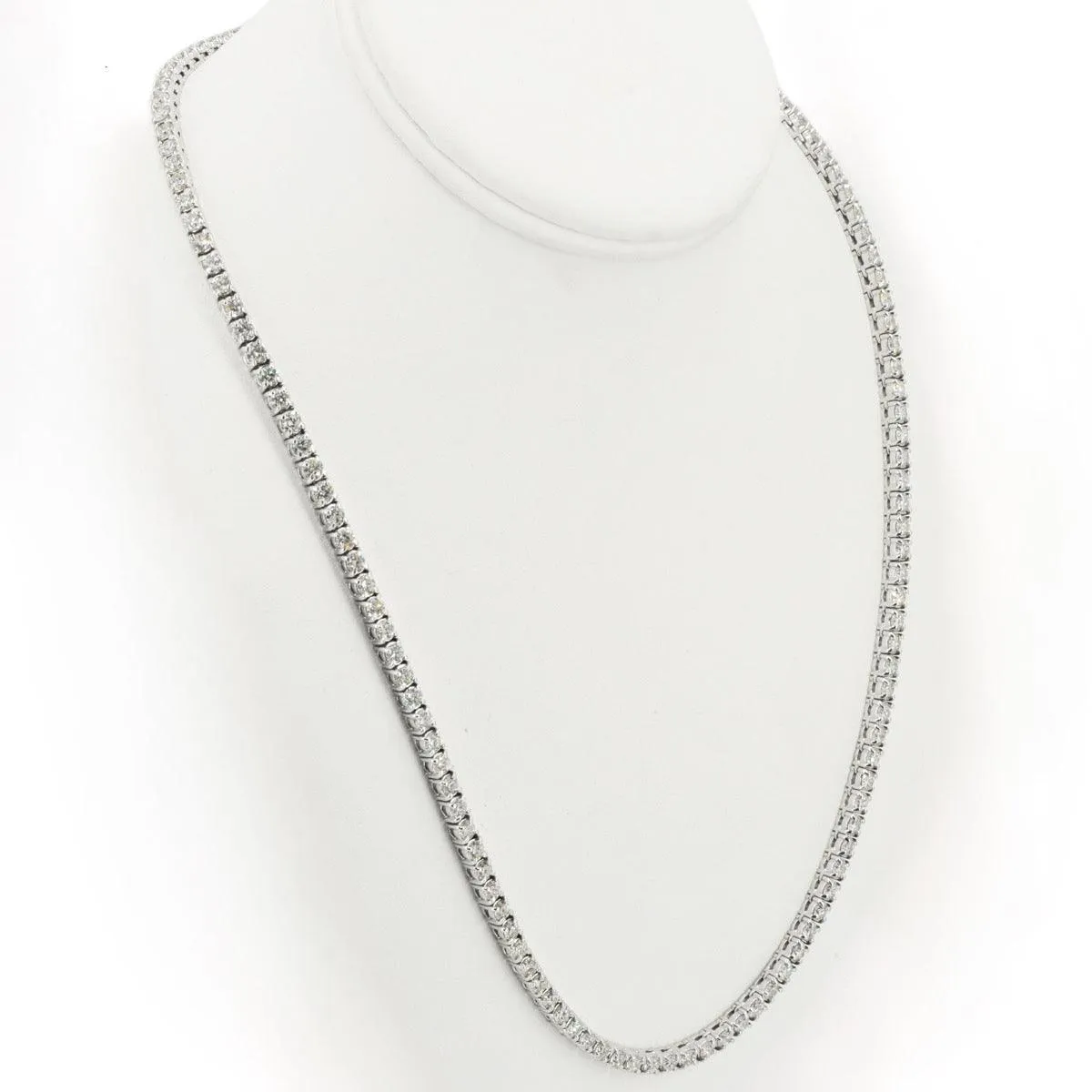 3.8mm Tennis Chain 22 inch length 21 CTTW 15 Pointer Diamonds