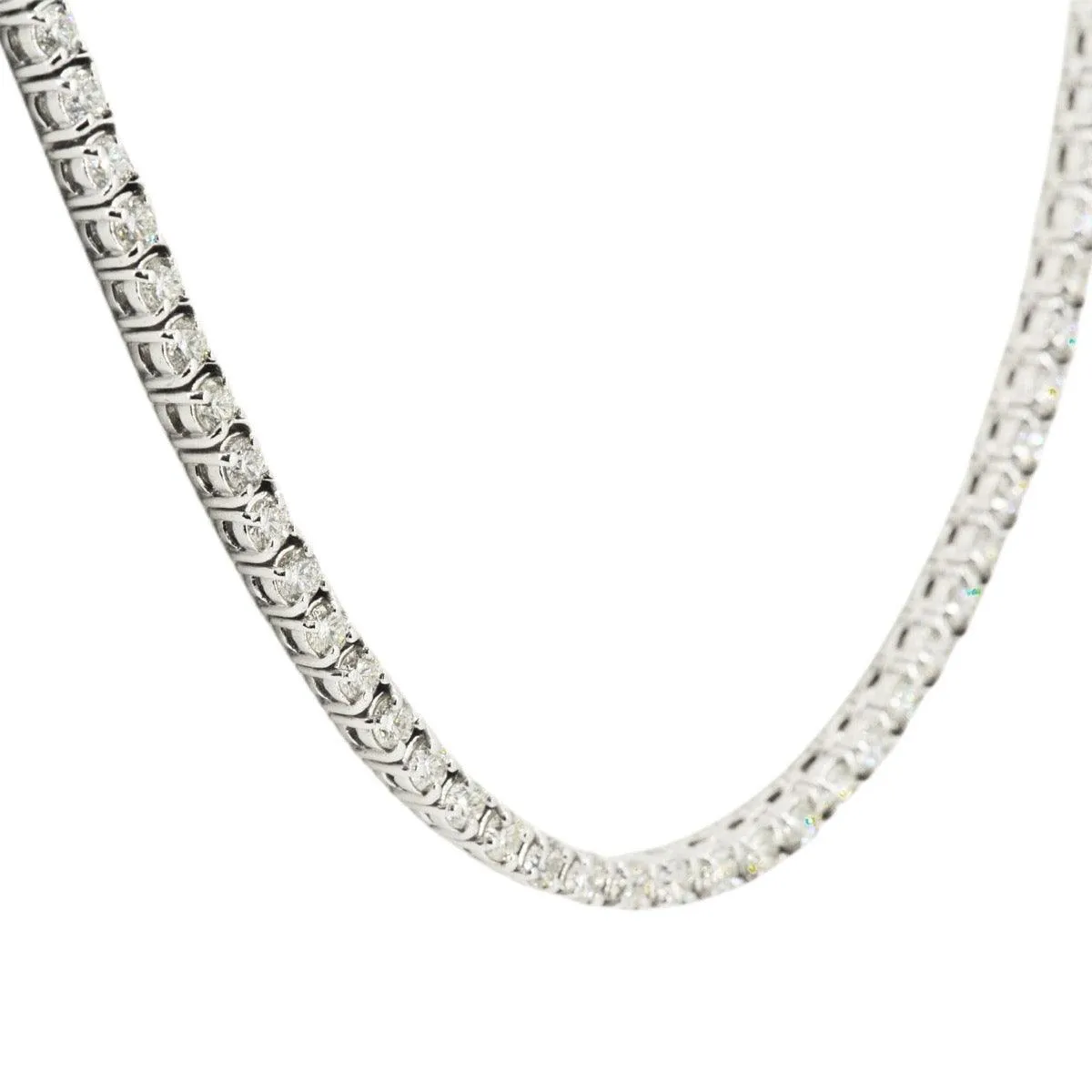 3.8mm Tennis Chain 22 inch length 21 CTTW 15 Pointer Diamonds