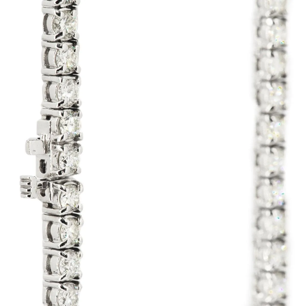 3.8mm Tennis Chain 22 inch length 21 CTTW 15 Pointer Diamonds