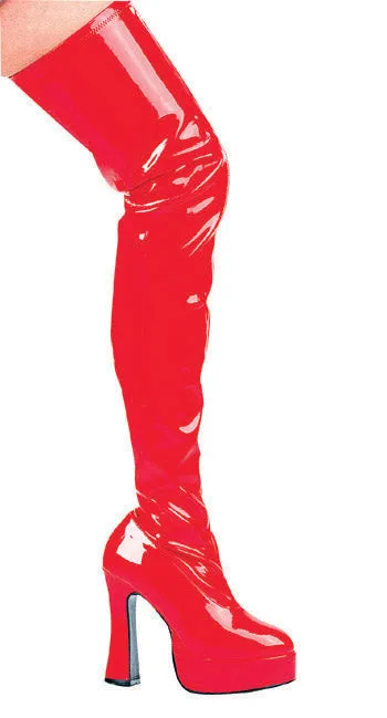 5" Thigh High Stretch Boots (ES-Thrill)