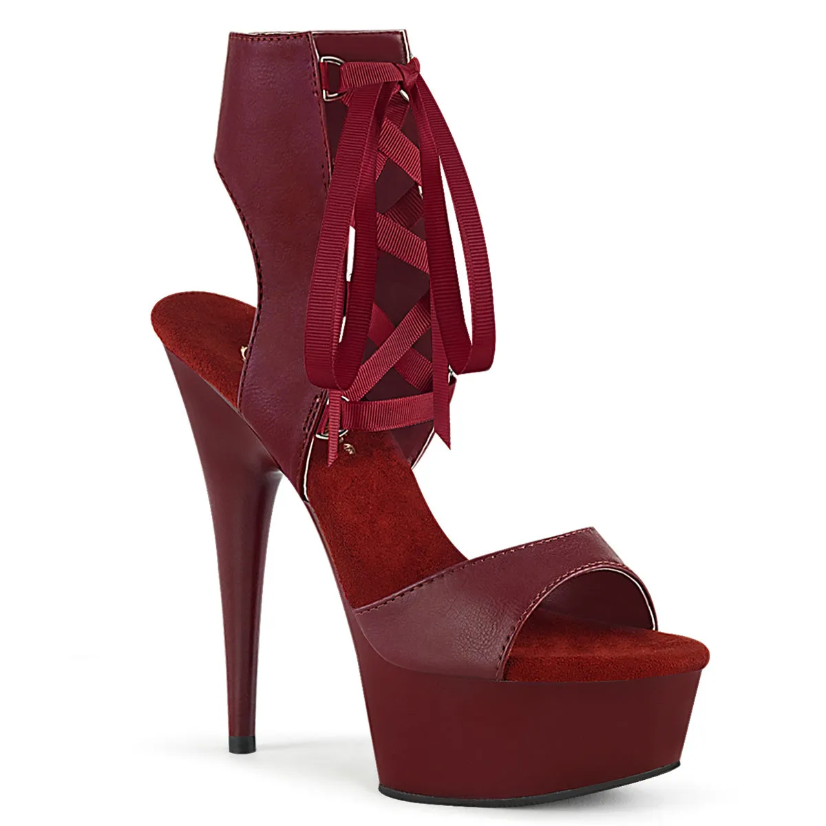 6" Front Lace-Up Platform Bootie (DELIGHT-600-14)