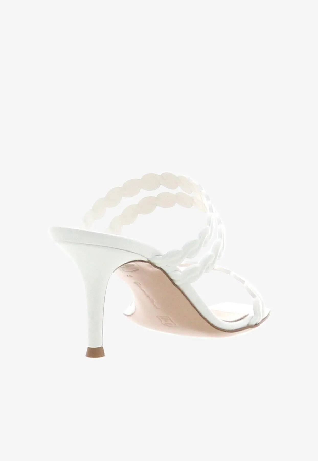 70 Scalloped Leather Mules