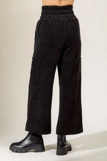 851 BLACK CORDUROY PANTS