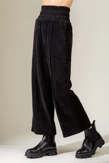 851 BLACK CORDUROY PANTS