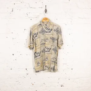 90's Patter Shirt - Beige - M
