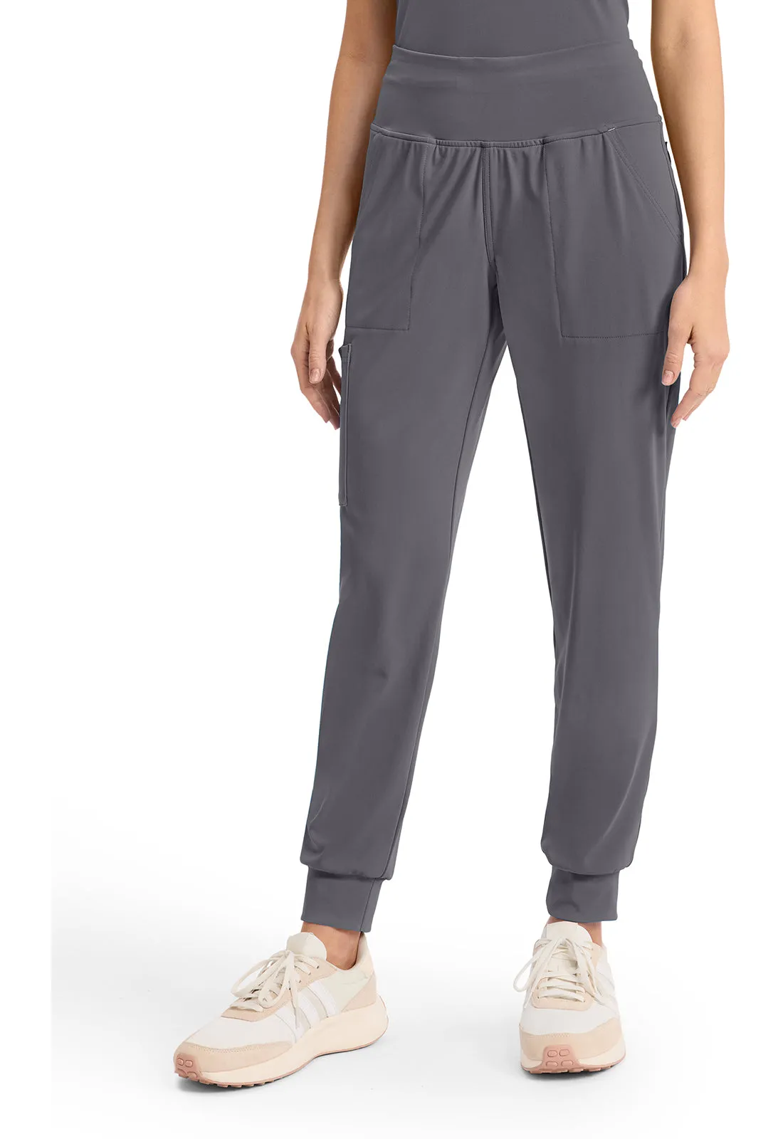 Achieve CK033 Women's 5-Pocket Jogger Pants Pewter