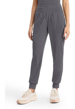 Achieve CK033 Women's 5-Pocket Jogger Pants Pewter