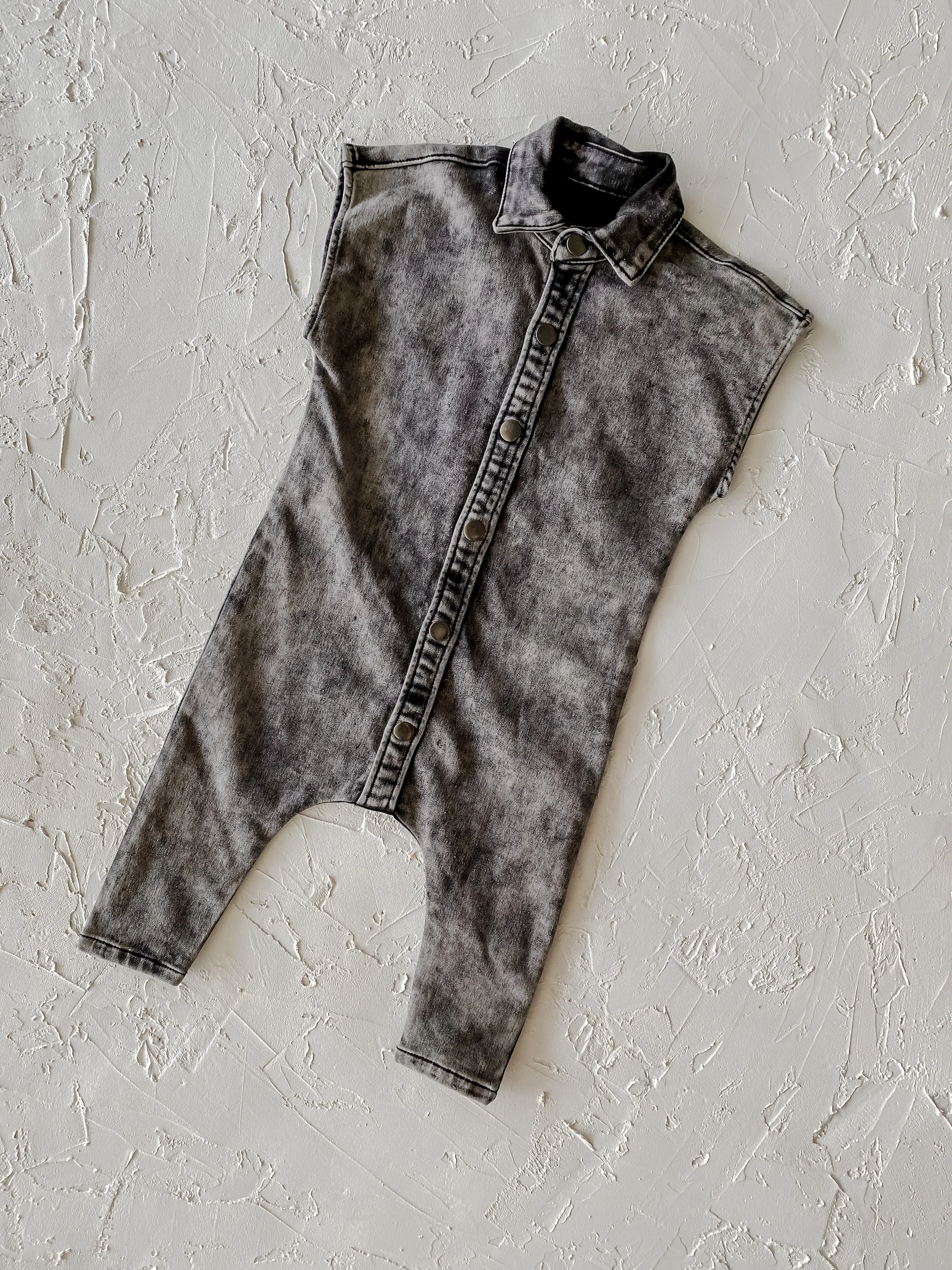 Acidwash Romper