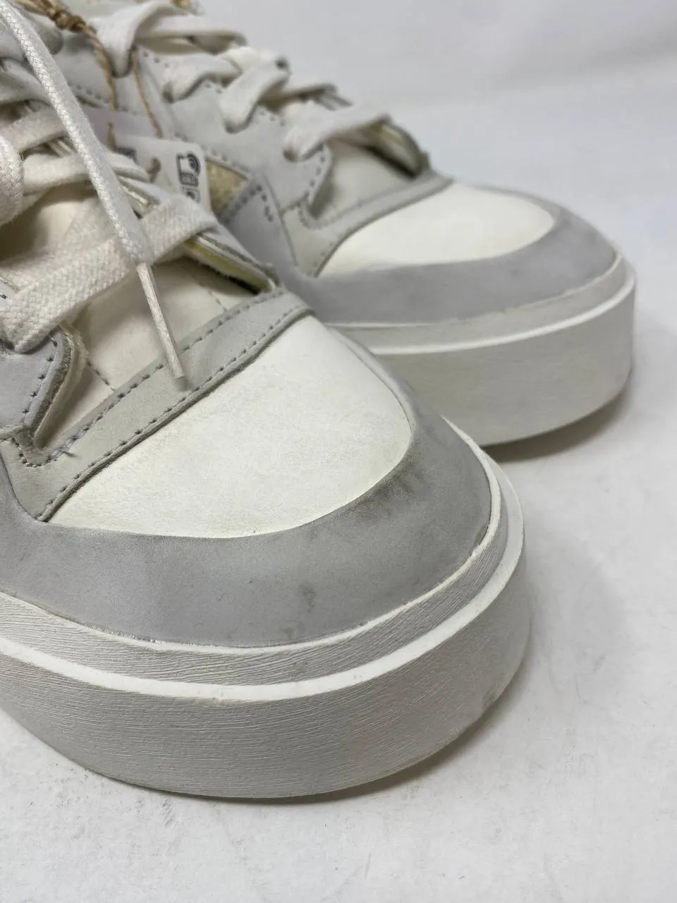 Adidas Forum Bold Platform Sneakers Womens US 7 Beige Like New