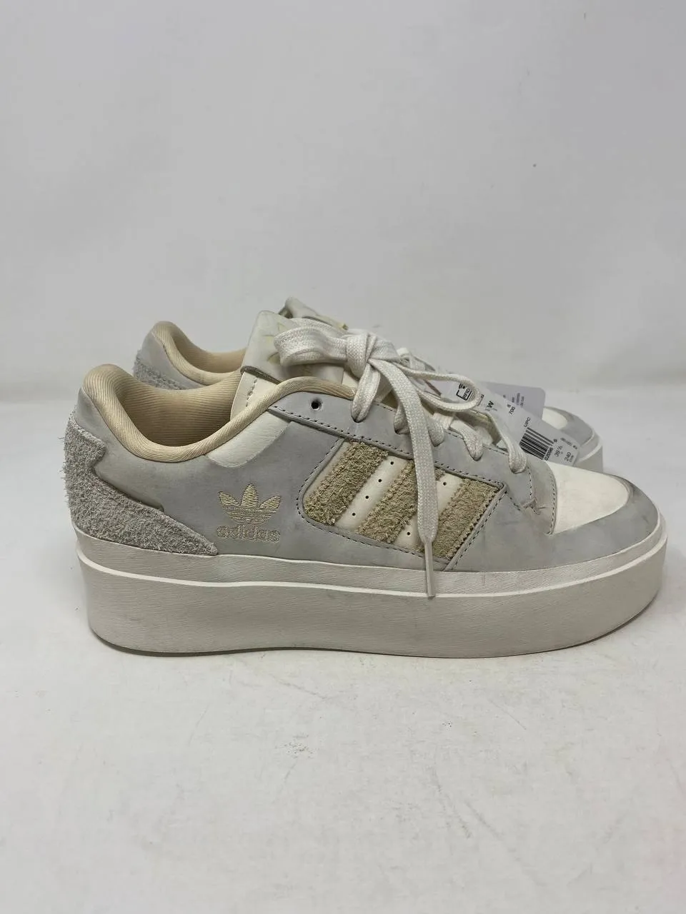 Adidas Forum Bold Platform Sneakers Womens US 7 Beige Like New