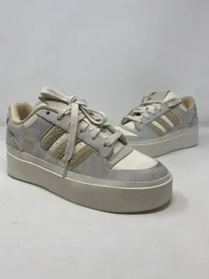Adidas Forum Bold Platform Sneakers Womens US 7 Beige Like New