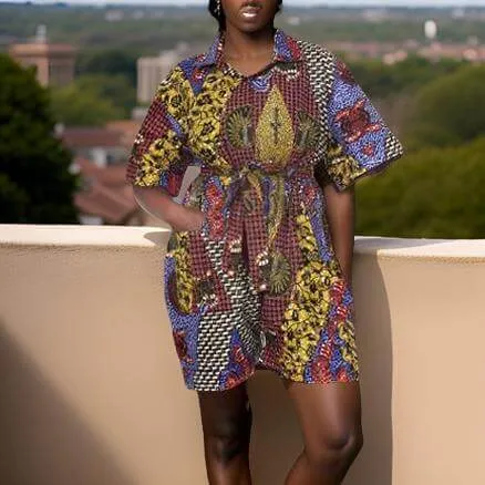 African Print Rompers
