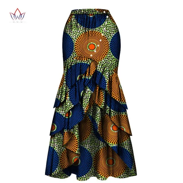 African Skirts For Women Long Maxi Skirt For Women Spring and Autumn Fashion Women's High Waist Elegant Long Skir Party Wy4570