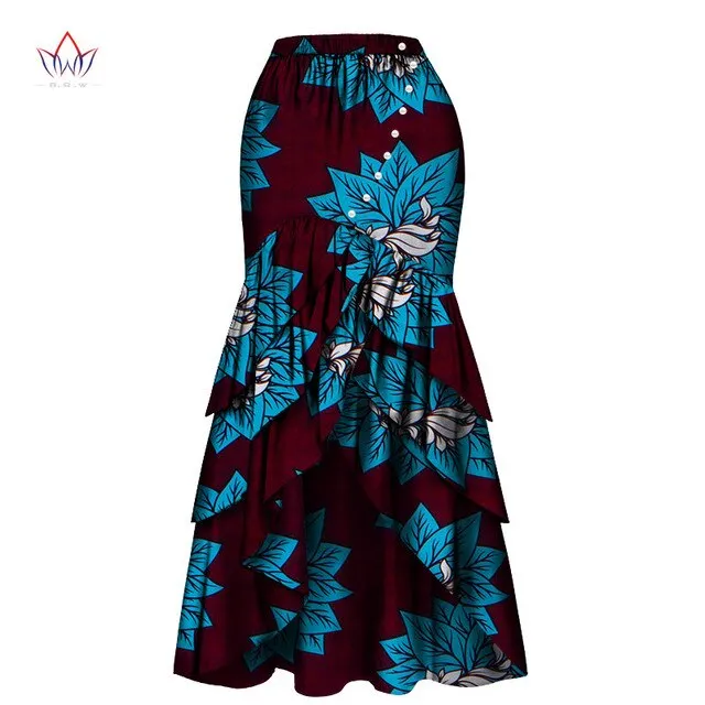African Skirts For Women Long Maxi Skirt For Women Spring and Autumn Fashion Women's High Waist Elegant Long Skir Party Wy4570