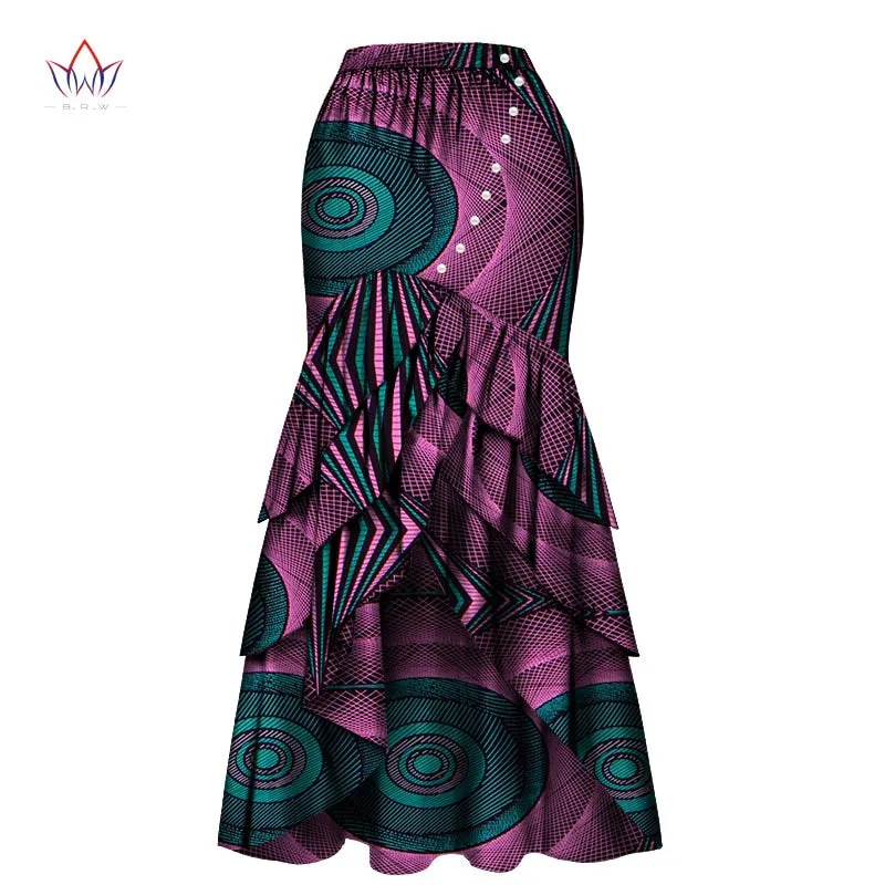 African Skirts For Women Long Maxi Skirt For Women Spring and Autumn Fashion Women's High Waist Elegant Long Skir Party Wy4570