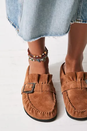 AFTER RIDING MULE - SADDLE SUEDE