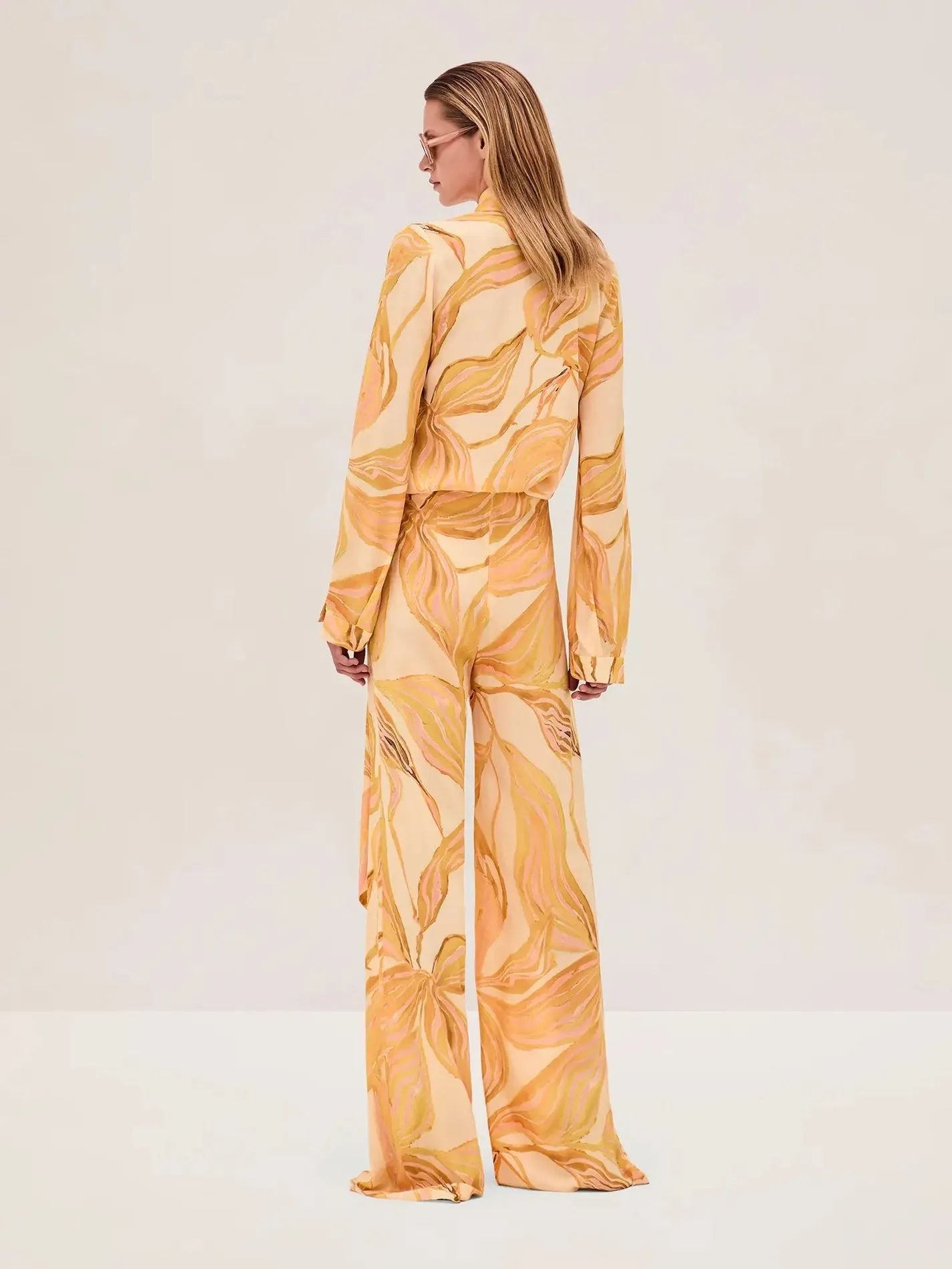 Alexis Cypher Pants in Yellow Print