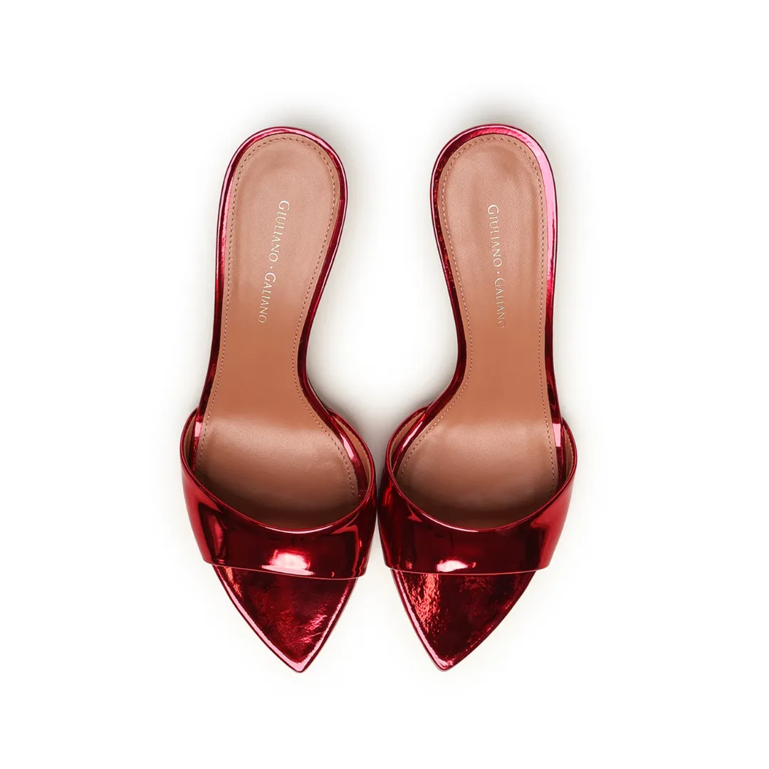 Alixia Sandal | Pelle | Cherry