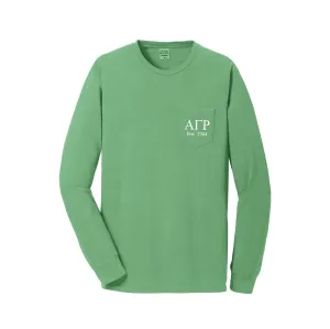 Alpha Gamma Rho Long Sleeve Pocket Tee