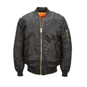 ALPHA INDUSTRIES MA-1 FLIGHT JACKET BLACK