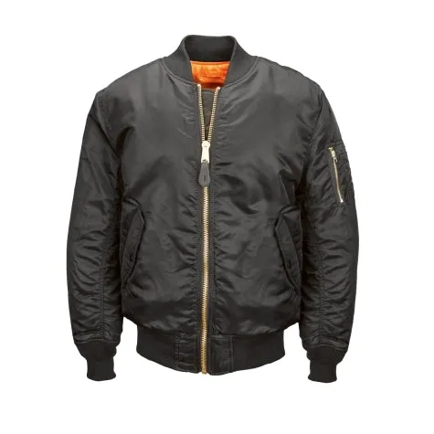 ALPHA INDUSTRIES MA-1 FLIGHT JACKET BLACK