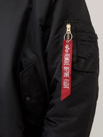 ALPHA INDUSTRIES MA-1 FLIGHT JACKET BLACK