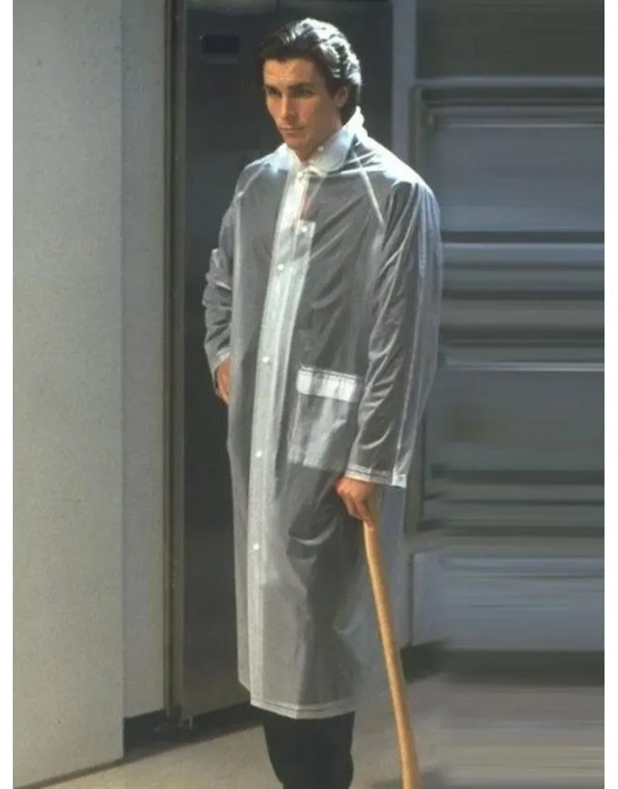 American Psycho Patrick Bateman Rain Coat