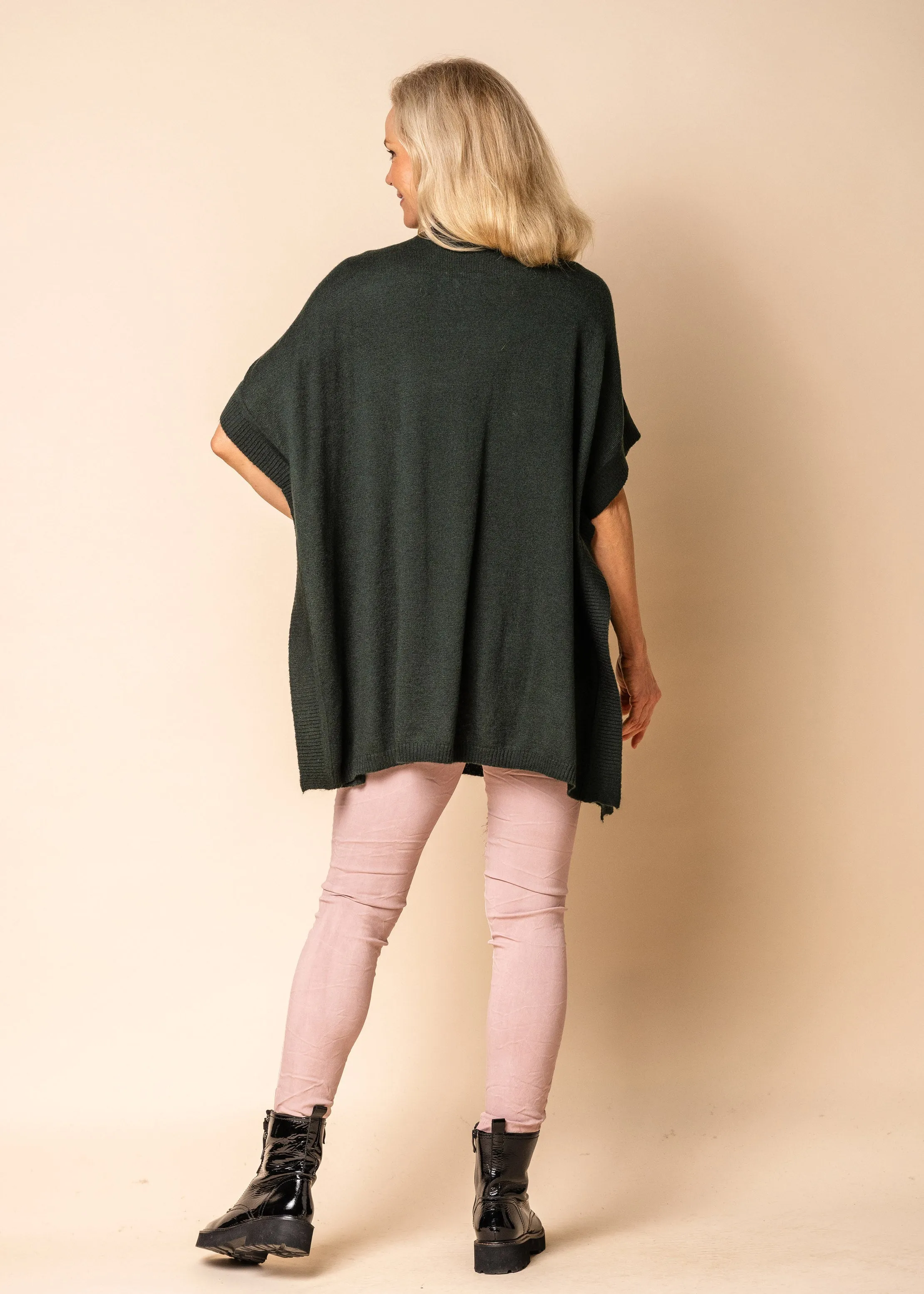 Amethyst Knit Top in Khaki