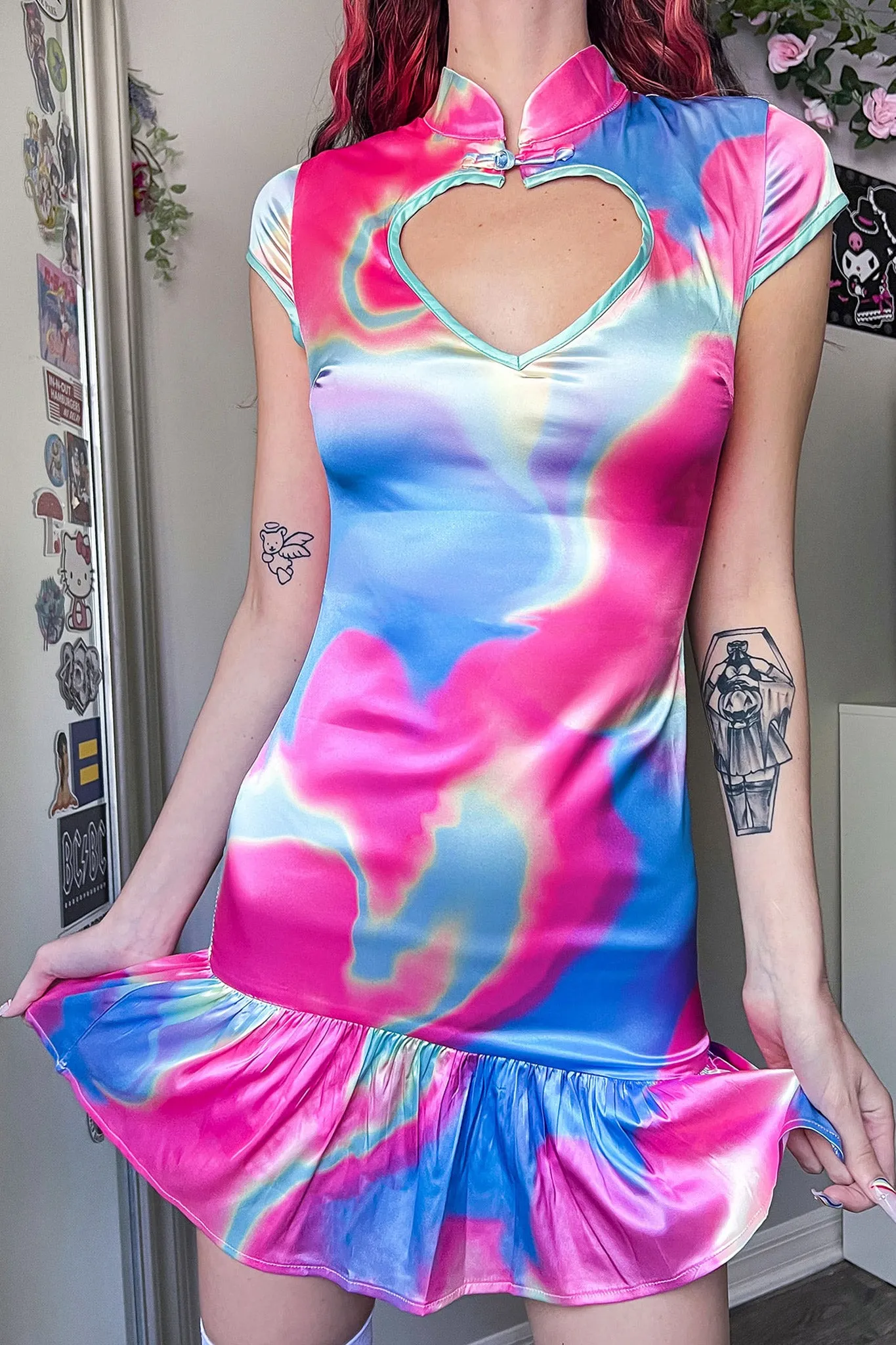 Amour Cut-Out Mini Dress