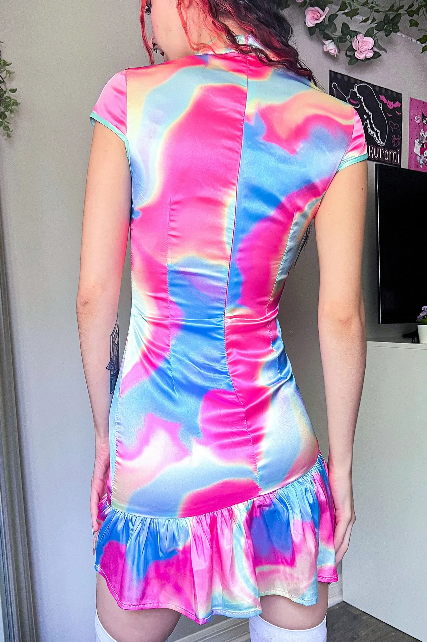 Amour Cut-Out Mini Dress