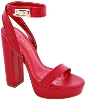 Ankle Strap Platform Chunky High Heel Dress Shoes