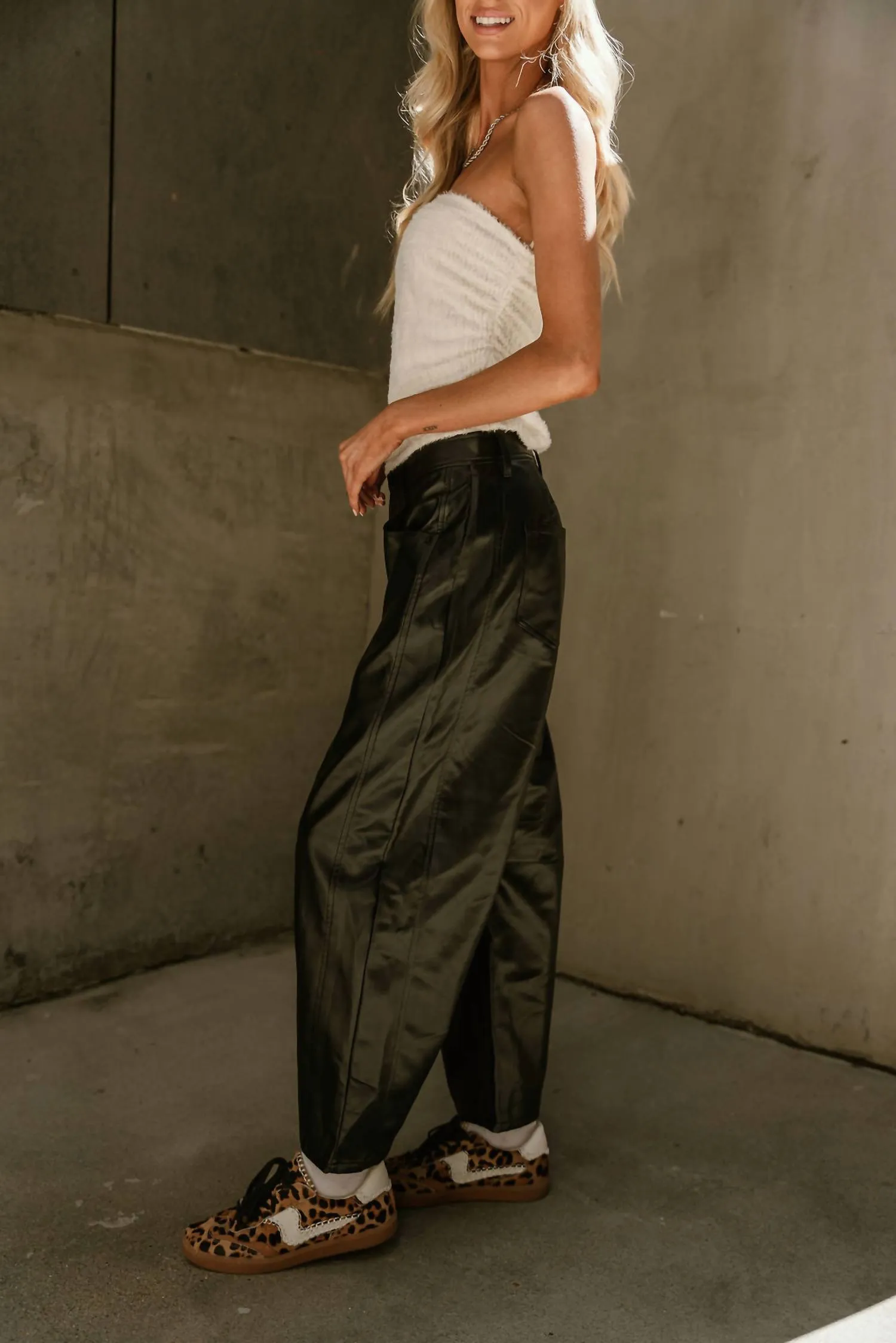 Anna Grace - Angelica Faux Leather Pants