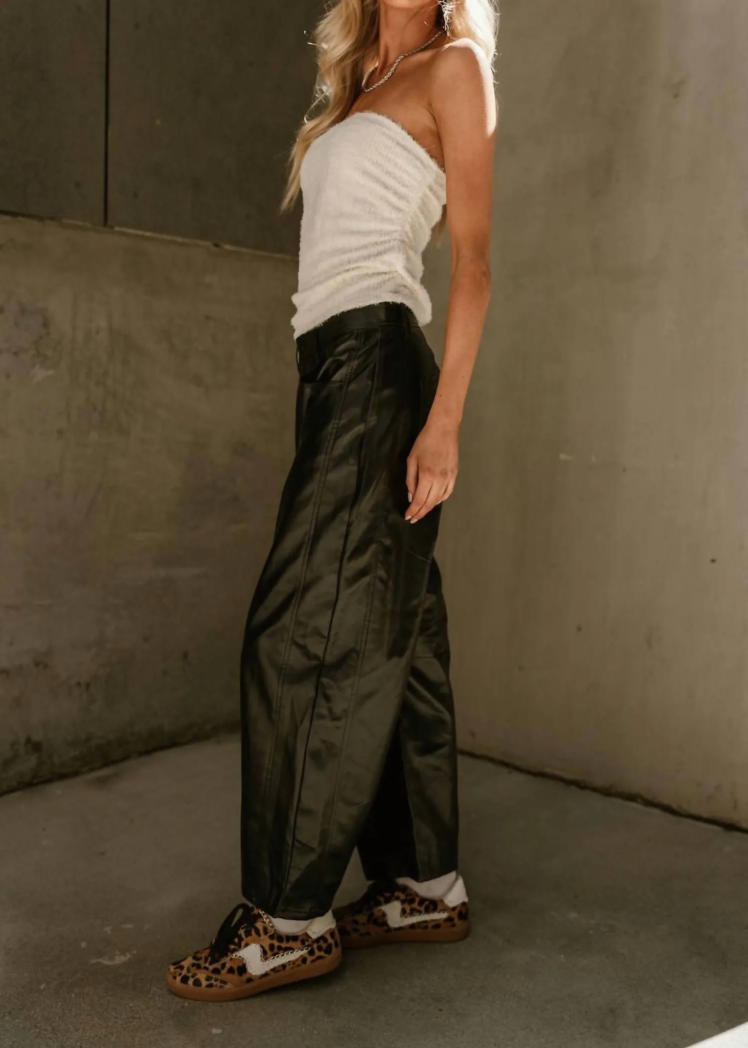 Anna Grace - Angelica Faux Leather Pants