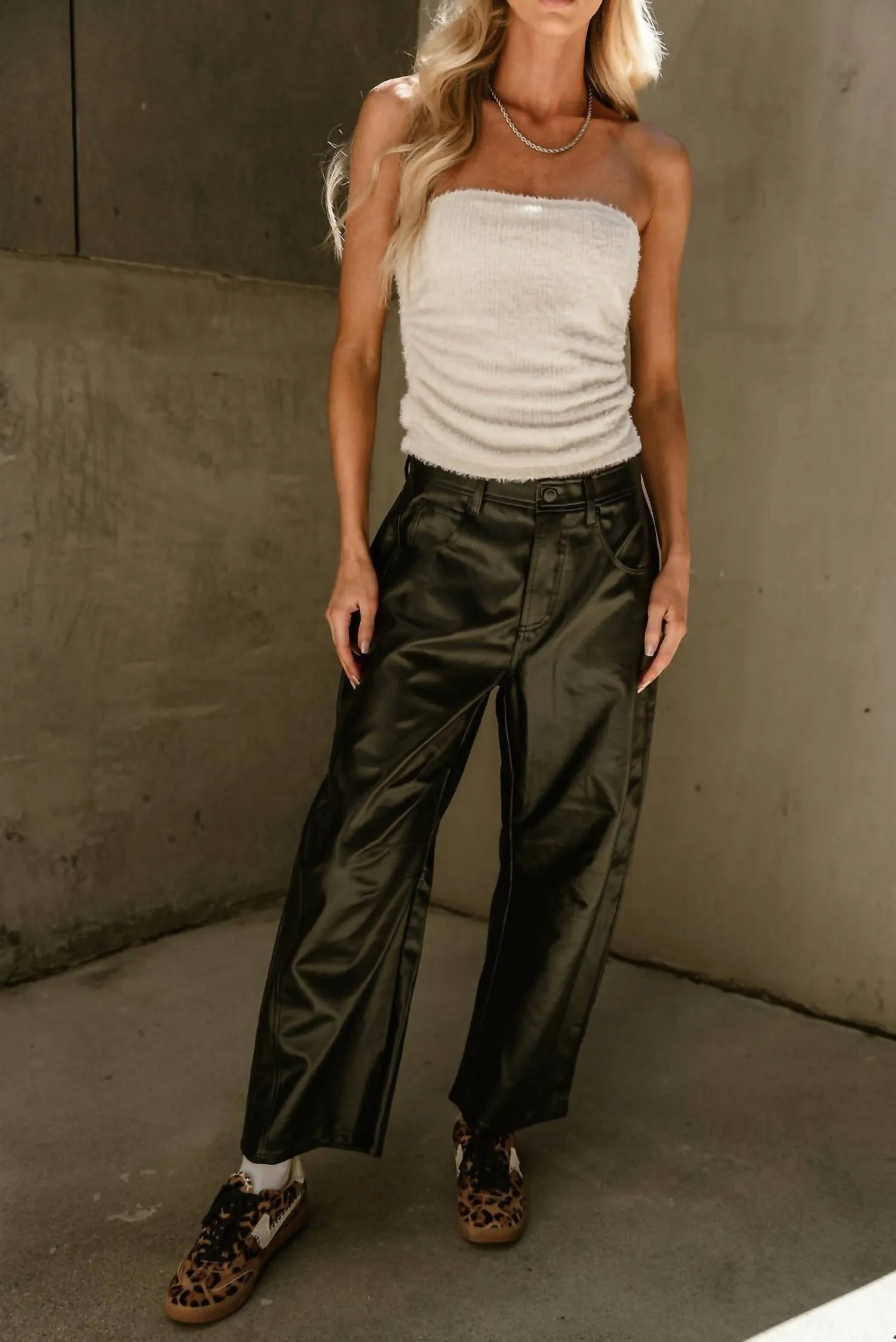 Anna Grace - Angelica Faux Leather Pants
